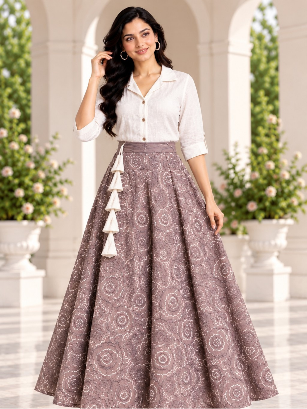Shirt & Skirt Set