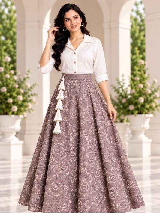 Shirt & Skirt Set